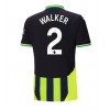 Manchester City Kyle Walker #2 Bortatröja 2024-25 Korta ärmar